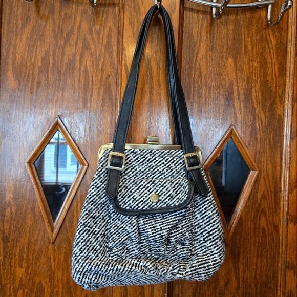 Mossimo Tweed Shoulder Bag - Picture 1 of 9